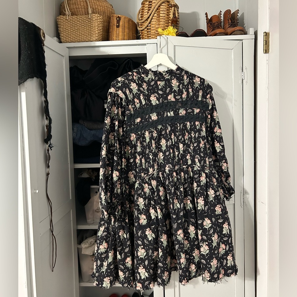 Anthropologie Pilcro Floral Babydoll Dress